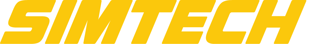 Simtech company logo – stylized modern design representing innovation and technology.